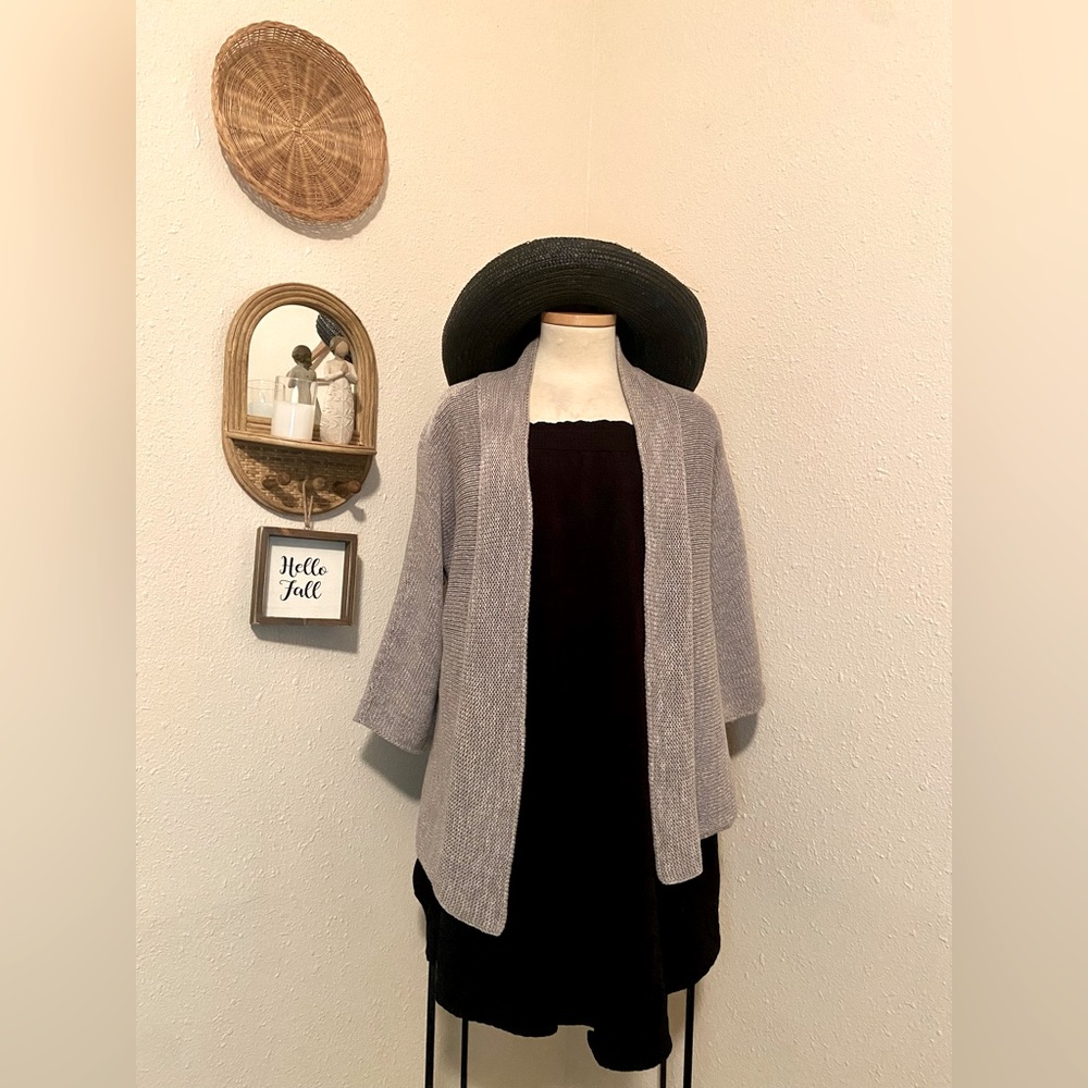 Eileen Fisher | 100% Peruvian Cotton Knit Cardigan